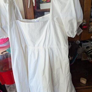 Draper James Ladies Puff Sleeve Dress Size XL White